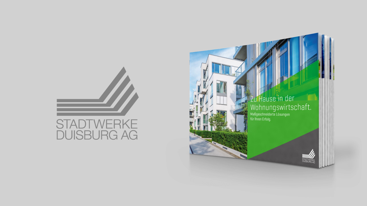 Broschüre “Wohnungswirtschaft” · Stadtwerke Duisburg