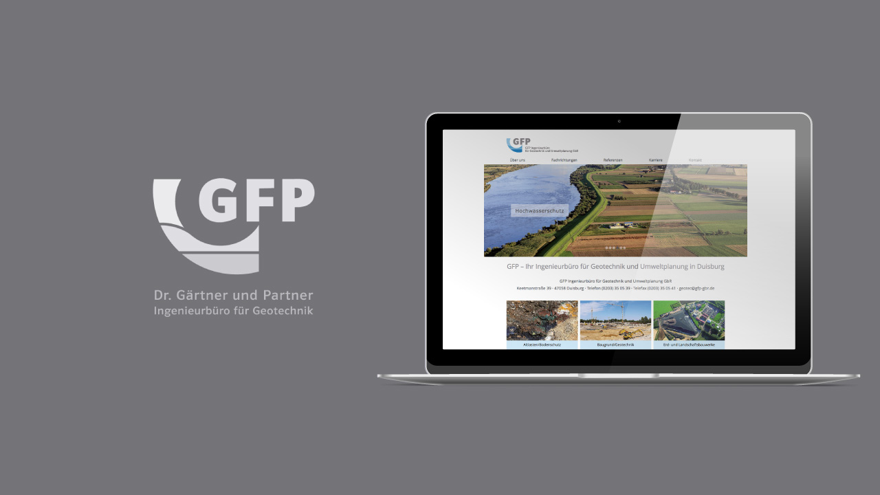 Website-Relaunch · GFP Ingenieurbüro für Geotechnik und Umweltplanung GbR